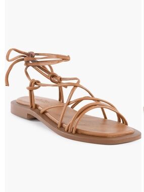 SEYCHELLES LILAC ANKLE WRAP SANDAL - LIKE NEW